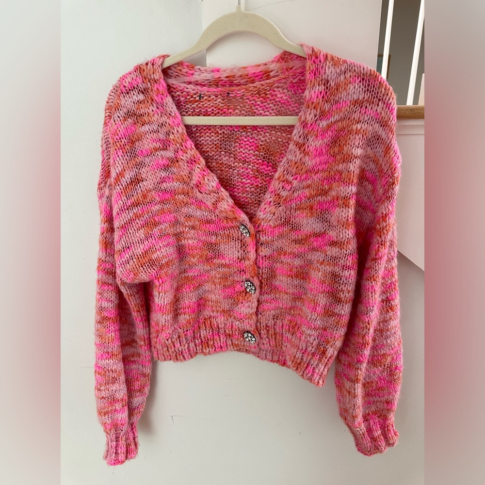 Vibrant Pink Cardigan